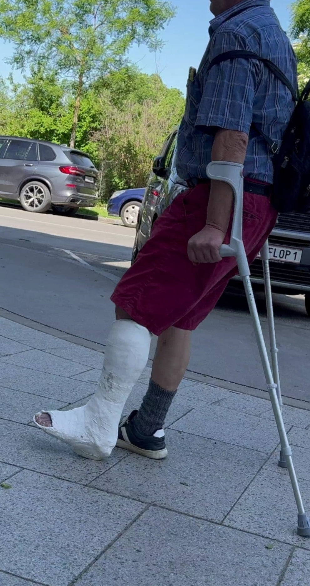 Austria  slwc man going to hospital